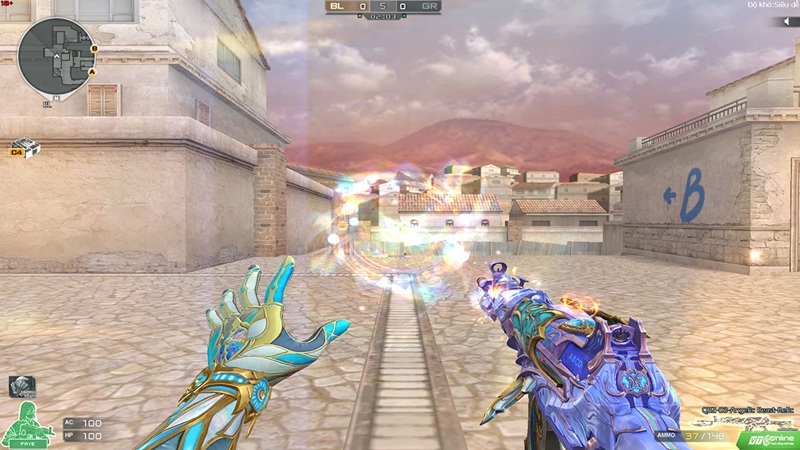 Crossfire giới thiệu vũ khí khắc ấn mới với Kho Báu Hoàng Gia Sapphire QBZ-03 Angelic Beast Relic